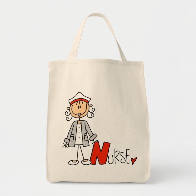 Tote Bag N est pour l'infirmière (Devant)