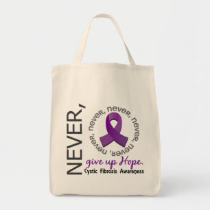 Tote Bag N'abandonnez jamais à espoir la mucoviscidose