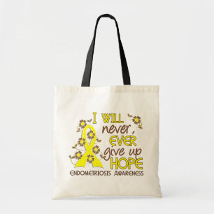 Tote Bag N'abandonnez jamais l'endométriose de l'espoir 4