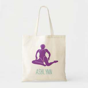 Tote Bag Nage synchronisé avec le violet personnalisé nag
