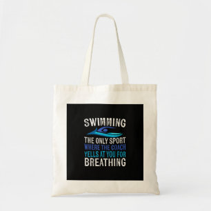 Tote Bag Nager Seulement Sport Où Entraîneur nager Cadeau