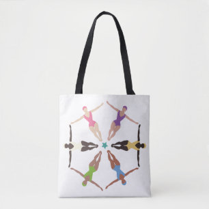 Tote Bag Nageurs synchronisés