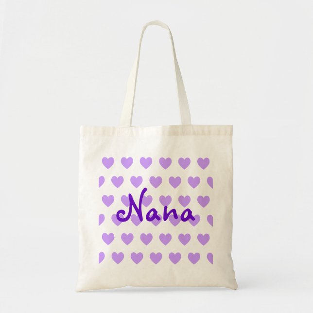 Tote Bag Nana en violet (Devant)