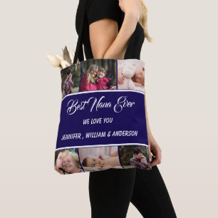 Tote Bag Nana Ever Grandchildren Photo Collation Names