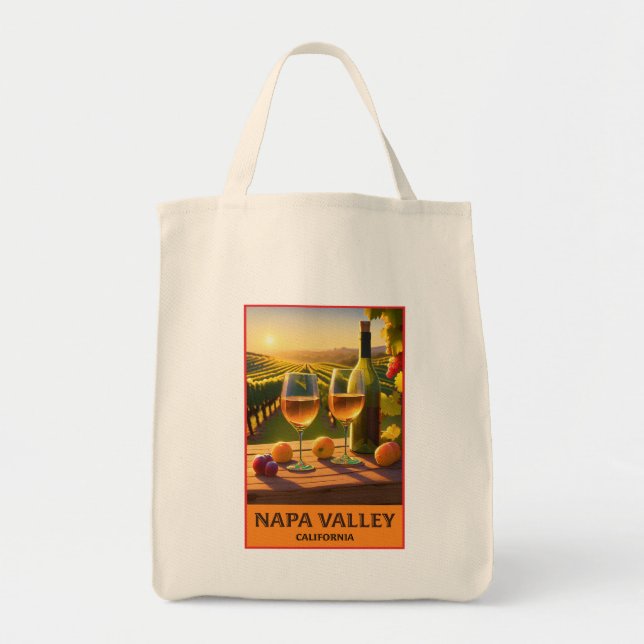 Tote Bag Napa Valley California (Devant)