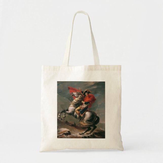 Tote Bag Napoléon à cheval, bataille du col Saint-Bernard (Devant)