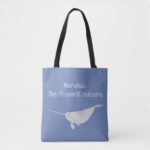 Tote Bag Narwahl : La licorne de l'océan