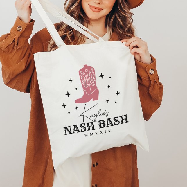 Tote Bag Nash Bash Nashville Cowgirl Enterrement de vie de  (Créateur téléchargé)