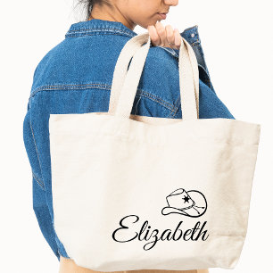 Tote Bag Nashville Bachelorette Nom personnalisé Cowgirl