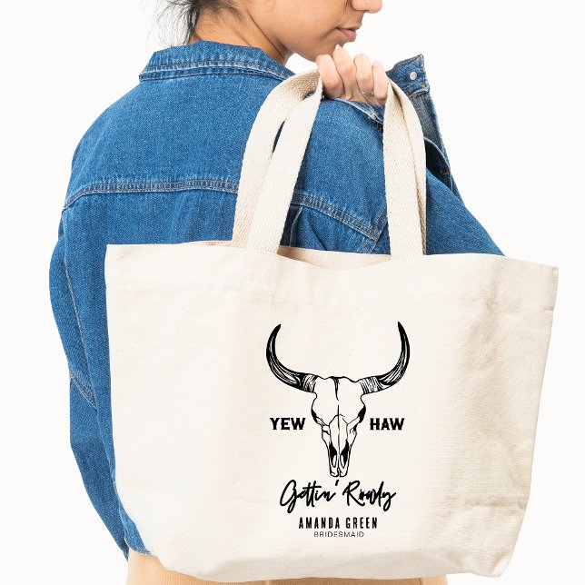 Tote Bag Nashville Bachelorette Party Gettin Rowdy Custom (Créateur téléchargé)