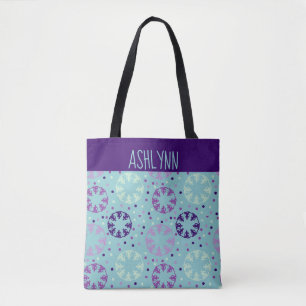 Tote Bag Natation synchronisée Aqua et Purple Personnalis
