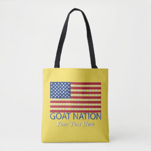 Tote Bag NATION DE CHÈVRE La chèvre américaine GetYerGoat™