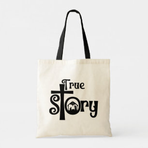 Tote Bag Nativité Jésus Vraie Histoire Don chrétien