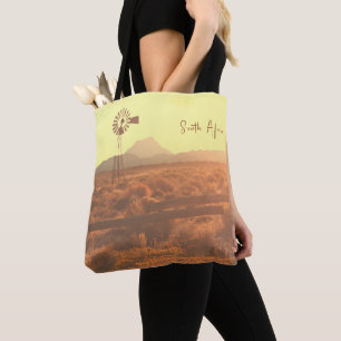 Tote Bag Nature Mountain Afrique du Sud ZA Pompe à vent