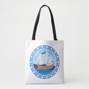 Tote Bag Navire grec Fourre-tout