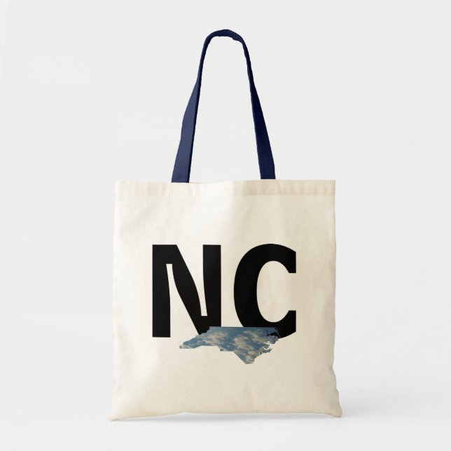 Tote Bag NC avec nuages (Devant)