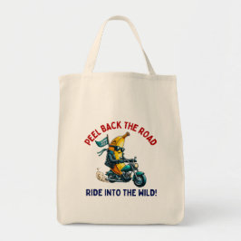 Tote Bag Né à Peelp Banana Biker Adventure
