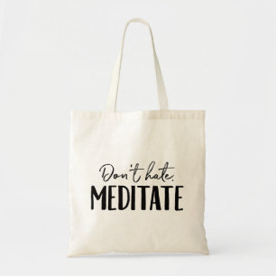 Tote Bag Ne détestez pas la typographie de Méditée
