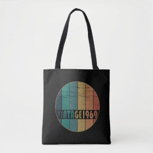 Tote Bag Né en 1969 cadeau d'anniversaire vintage