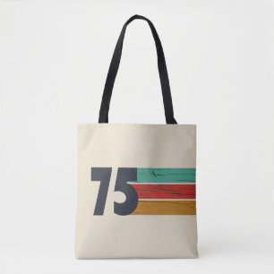 Tote Bag Né en 1975 cadeau vintage 50e anniversaire