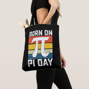 Tote Bag Né le jour de Pi Anniversaire Mathématiques