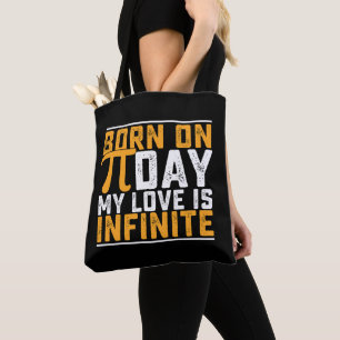 Tote Bag Né le jour de Pi mon amour est une mathématique in