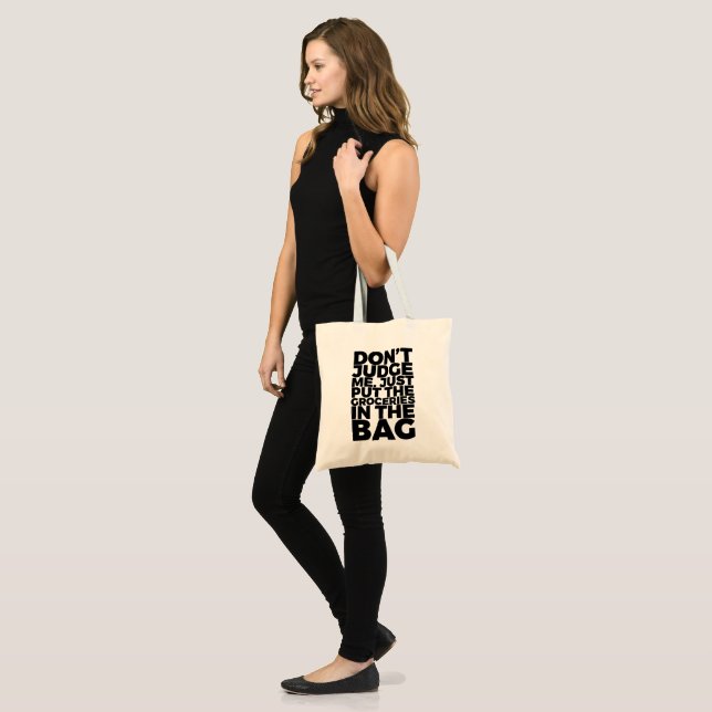 Tote Bag Ne me jugez pas (Devant (modèle))