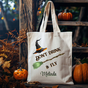 Tote Bag Ne pas boire et voler la sorcière