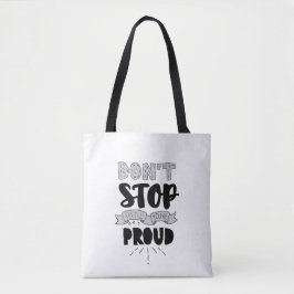 Tote Bag Ne pas cesser de citer les athlètes Citation auto-