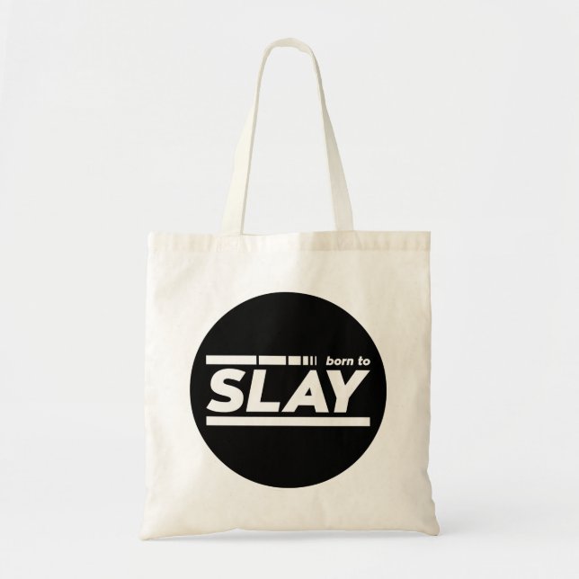 Tote Bag Né Pour La Typographie De L'Épingle (Devant)