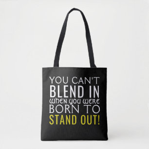 Tote Bag Né pour se lever