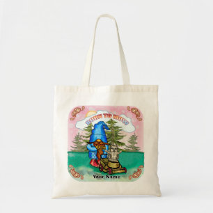 Tote Bag Né pour tondre gnome