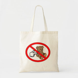 Tote Bag Ne poussez pas l'ours Fourre-tout