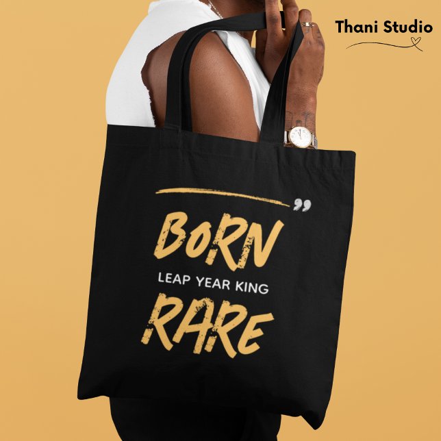 Tote Bag Né Rare Leap Année Roi Fév 29 Anniversaire (Créateur téléchargé)
