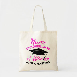 Tote Bag Ne Sous-Estimez Jamais Le Pouvoir D'Une Femme Avec
