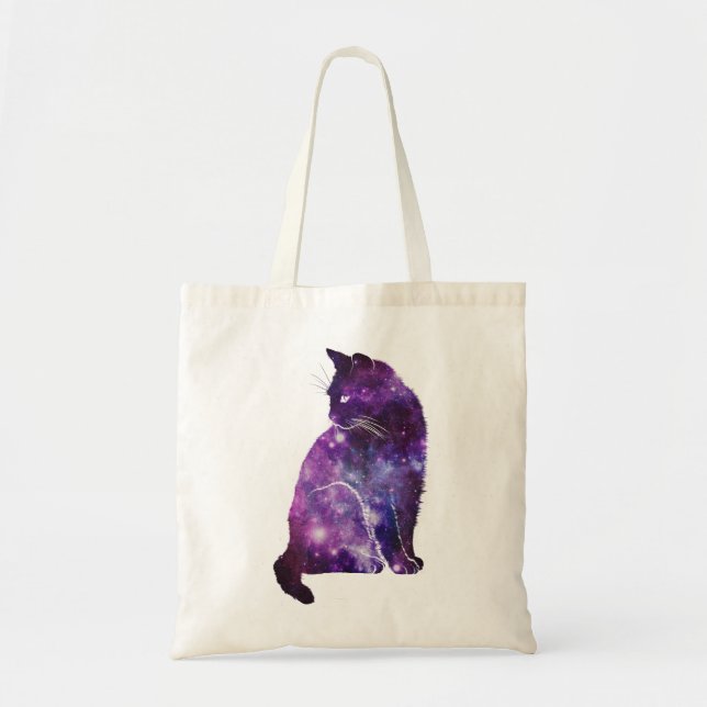 Tote Bag Nebula de l'espace pourpre (Devant)