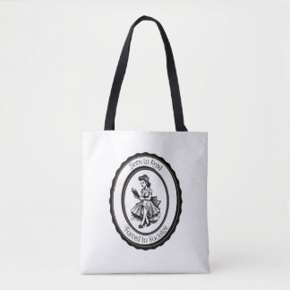 Tote Bag Née pour lire, forcée de socialiser