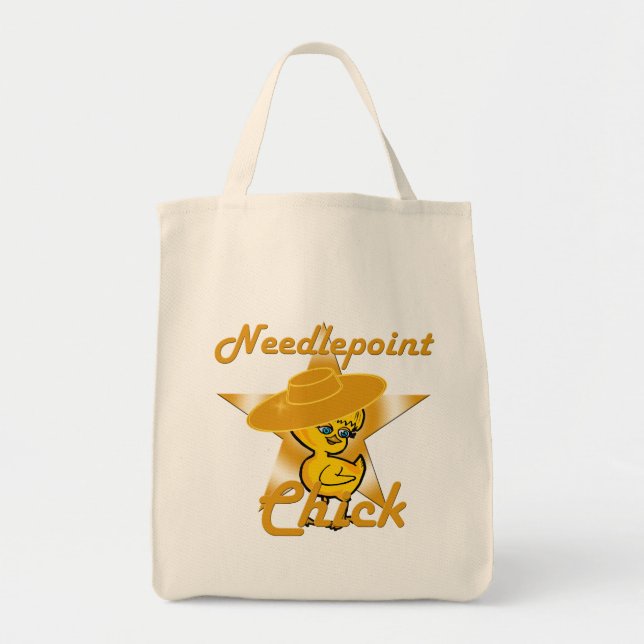 Tote Bag Needlepoint Chick #10 (Devant)
