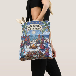 Tote Bag Neige en bord de mer