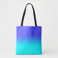 Neon Blue et brillant Neon Aqua Ombré couleur F