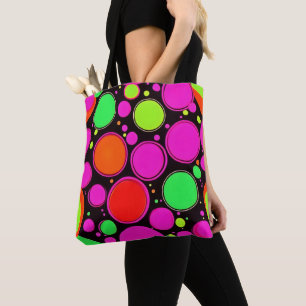 Tote Bag Neon Dot