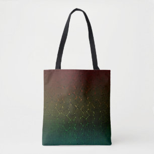 Tote Bag neon gardient os pinceaux nucléaires brillants ar