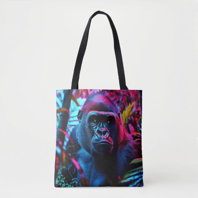 Tote Bag Neon Gorilla (Devant)