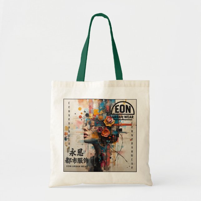 TOTE BAG NEON ROSE (Devant)