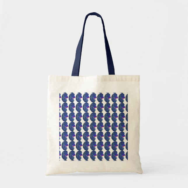 Tote Bag Néphrologie Conception de mosaïque de rein (Devant)