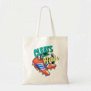 Tote Bag Nettoie Sur Les Talons, Fan De Football