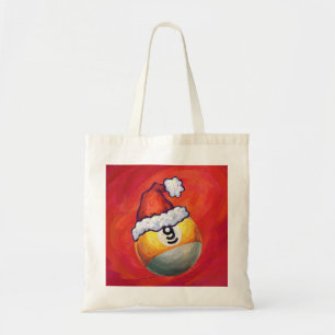 Tote Bag Neuf boule à Santa Hat sur Rouge