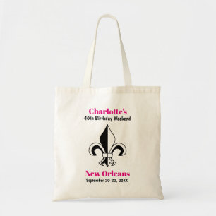 Tote Bag New Orleans Anniversaire Fête Voyage Filles Week-e