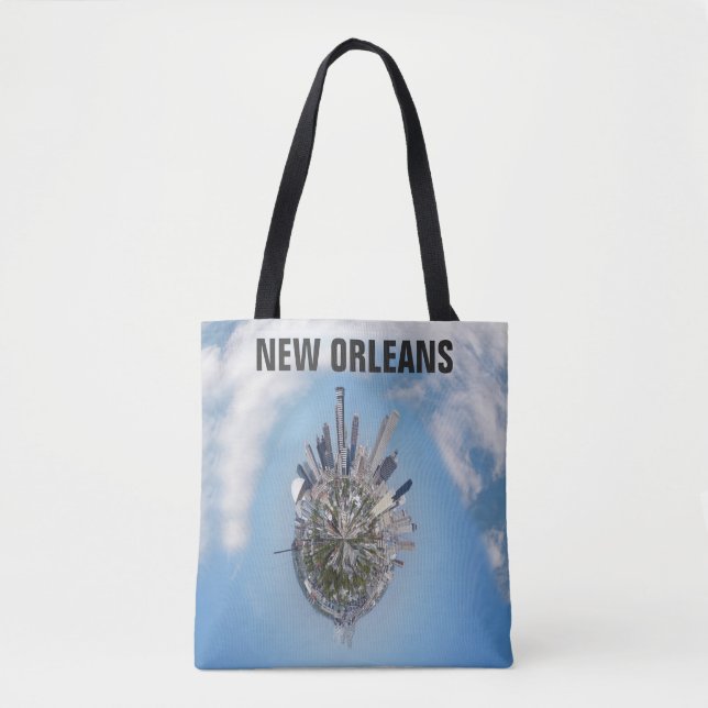 Tote Bag New Orleans Unique City Skyline Photo Voyage (Devant)