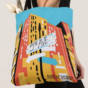 Tote Bag NEW YORK 5th AVE Moderne élégant